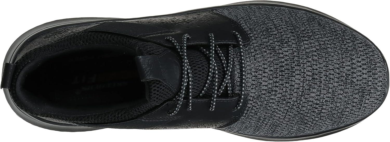 imageSkechers Mens Classic FitDelsonCamden SneakerBlack Bbk Black Mesh W Synthetic