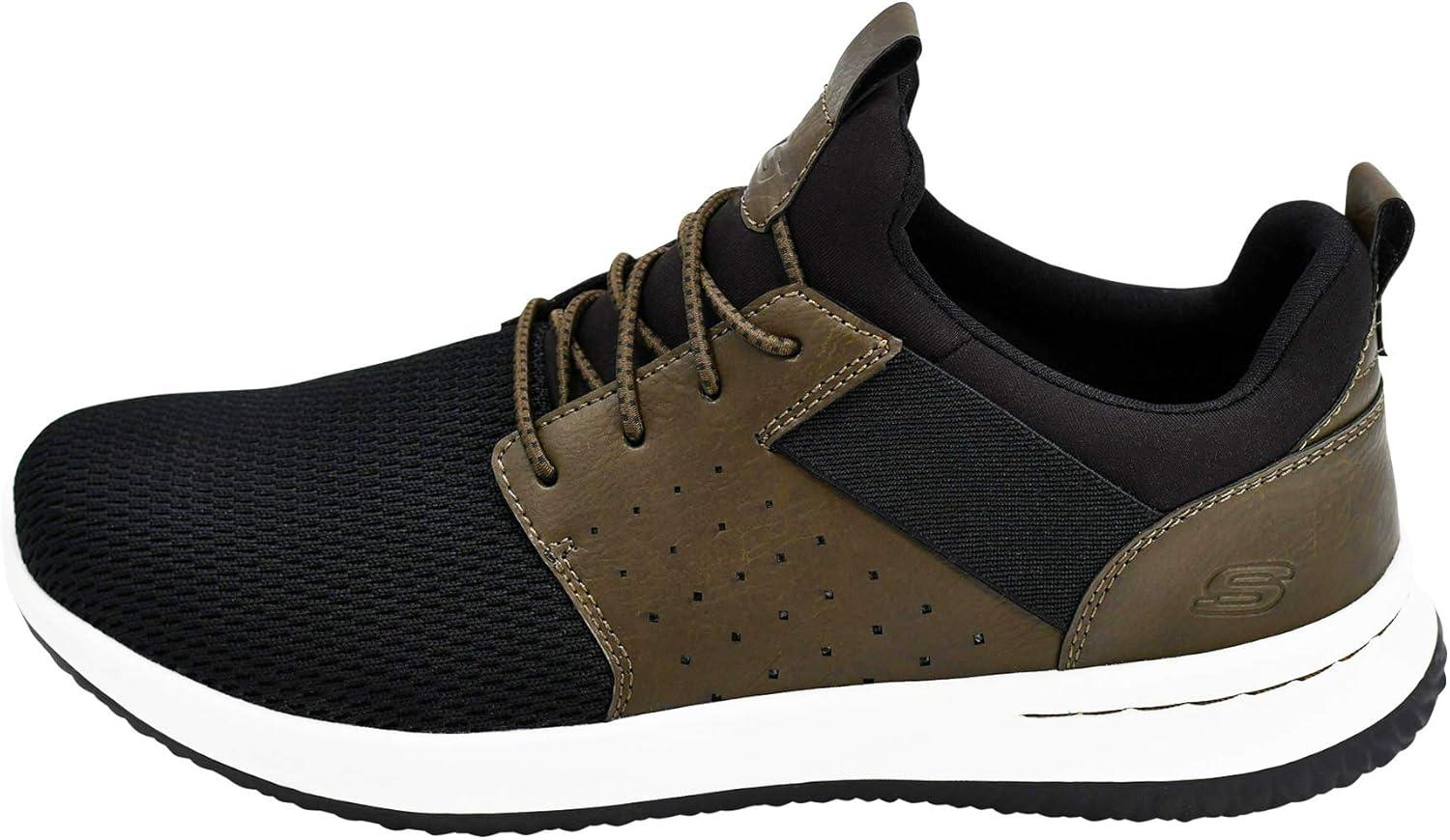 imageSkechers Mens Classic FitDelsonCamden SneakerBlackBrown