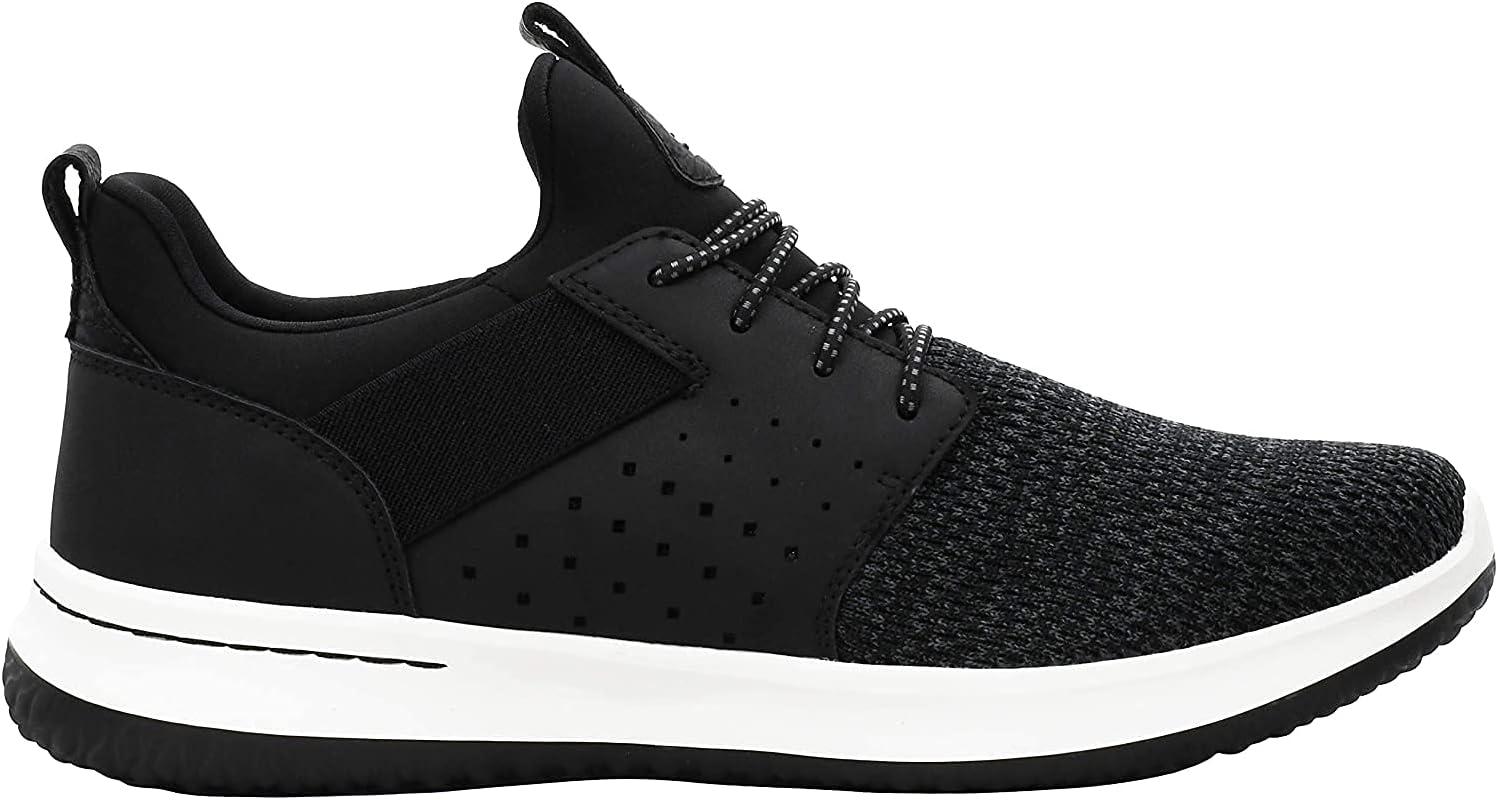 imageSkechers Mens Classic FitDelsonCamden SneakerBlackWhite