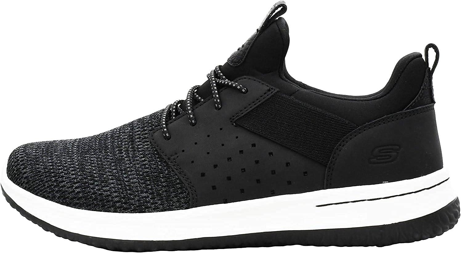 imageSkechers Mens Classic FitDelsonCamden SneakerBlackWhite