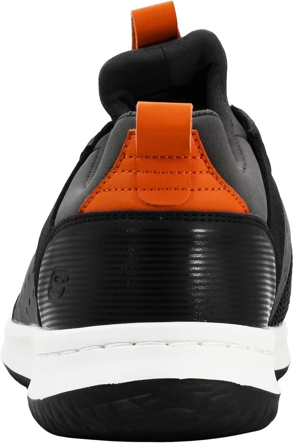 imageSkechers Mens Classic FitDelsonCamden SneakerCharcoalOrange