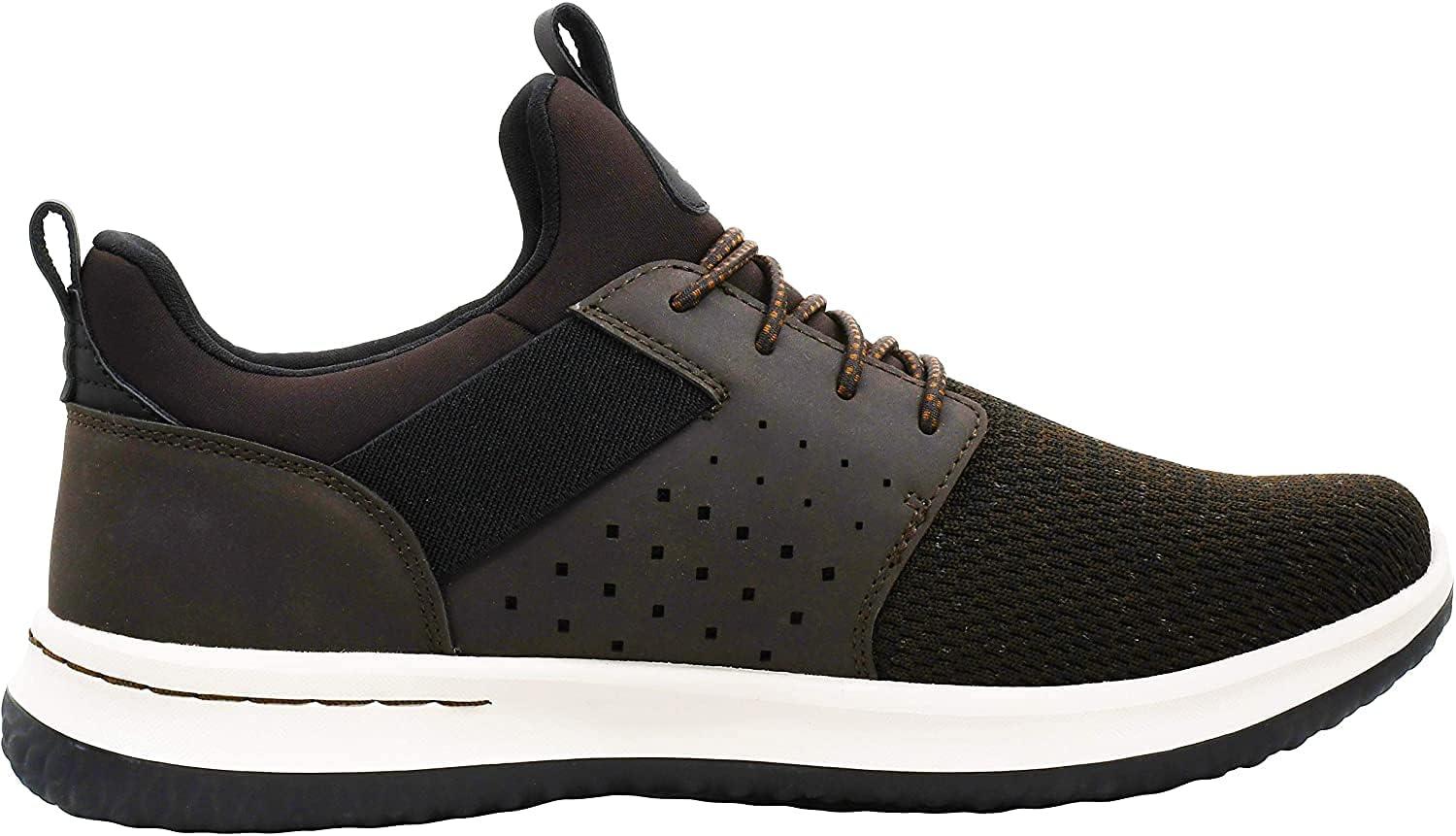 imageSkechers Mens Classic FitDelsonCamden SneakerChocolate