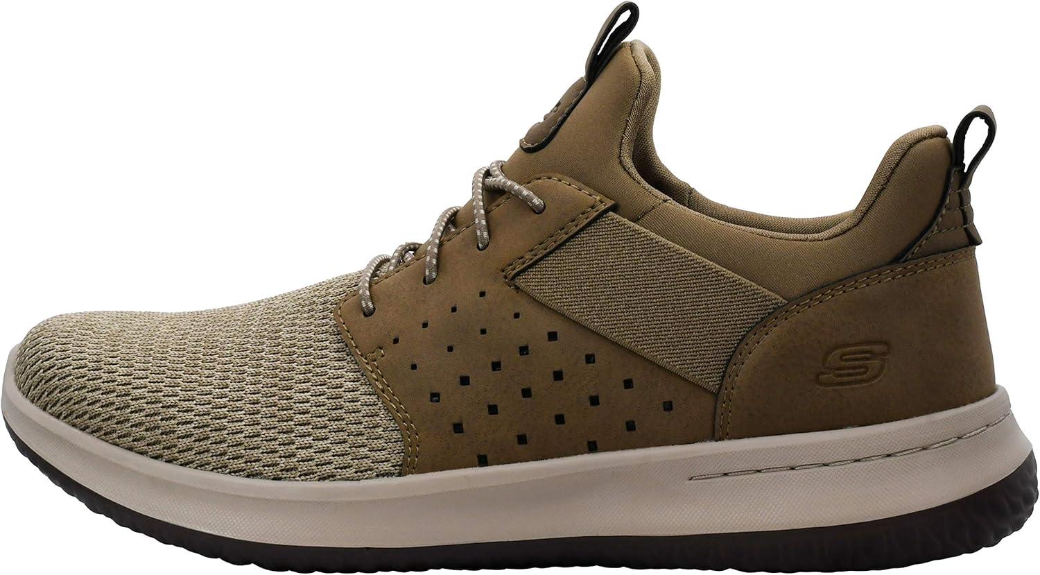 imageSkechers Mens Classic FitDelsonCamden SneakerKhaki