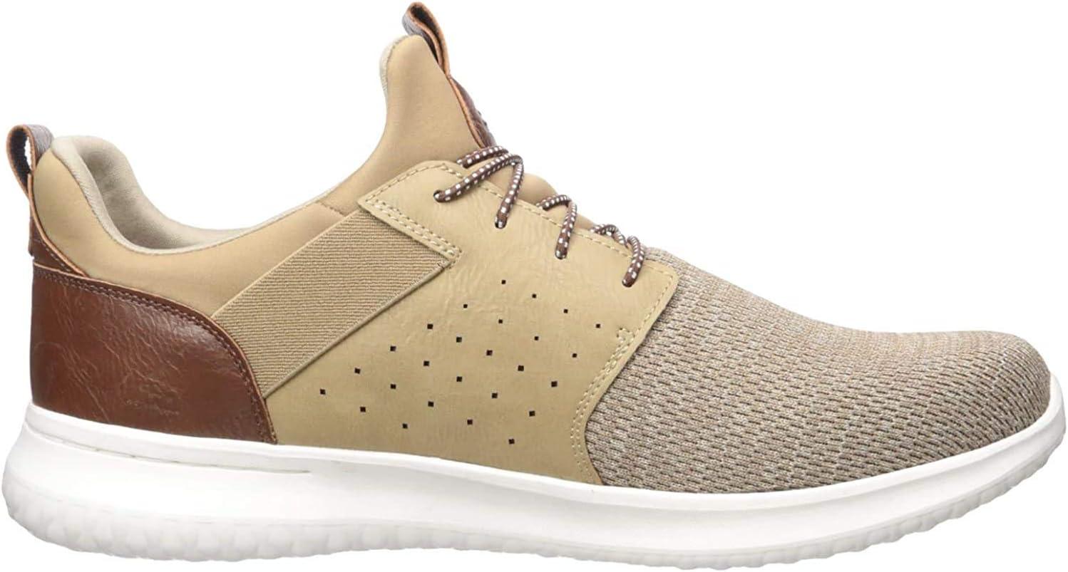 imageSkechers Mens Classic FitDelsonCamden SneakerLight Brown