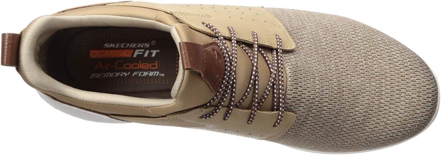 imageSkechers Mens Classic FitDelsonCamden SneakerLight Brown