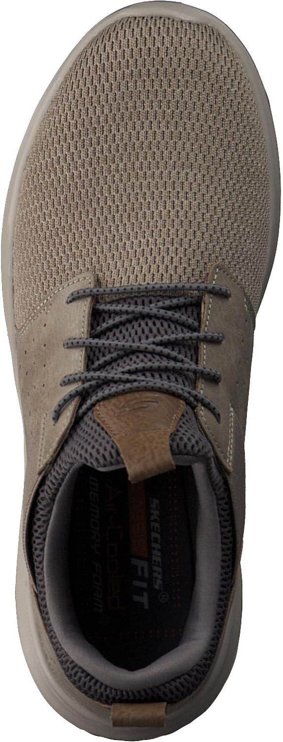 imageSkechers Mens Classic FitDelsonCamden SneakerTaupe Mesh W Synthetic