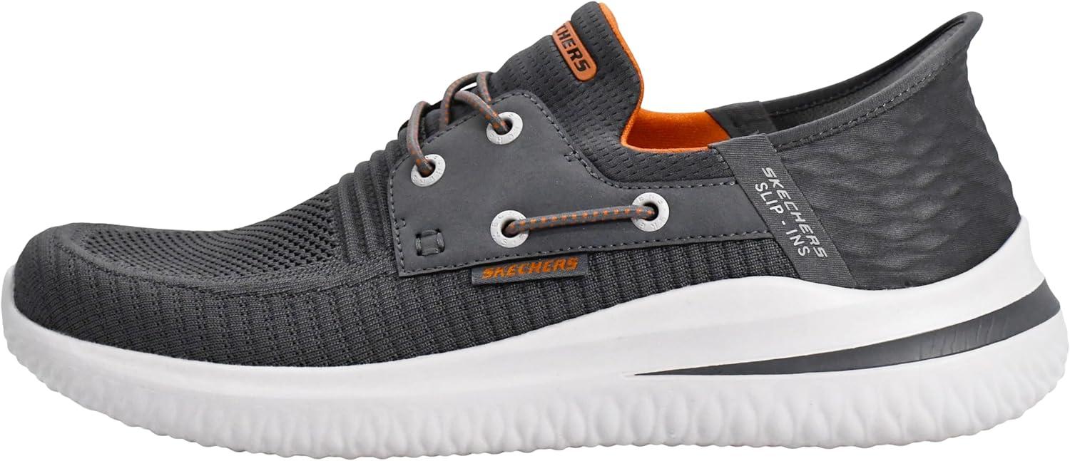 imageSkechers Mens Delson 30 Roth 210606CharcoalOrange