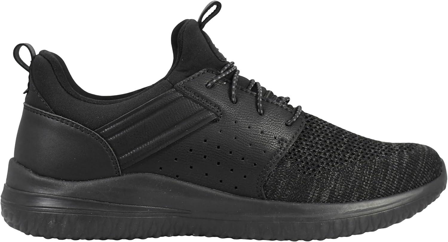 imageSkechers Mens Delson 30 Cicada SneakerBlackBlack