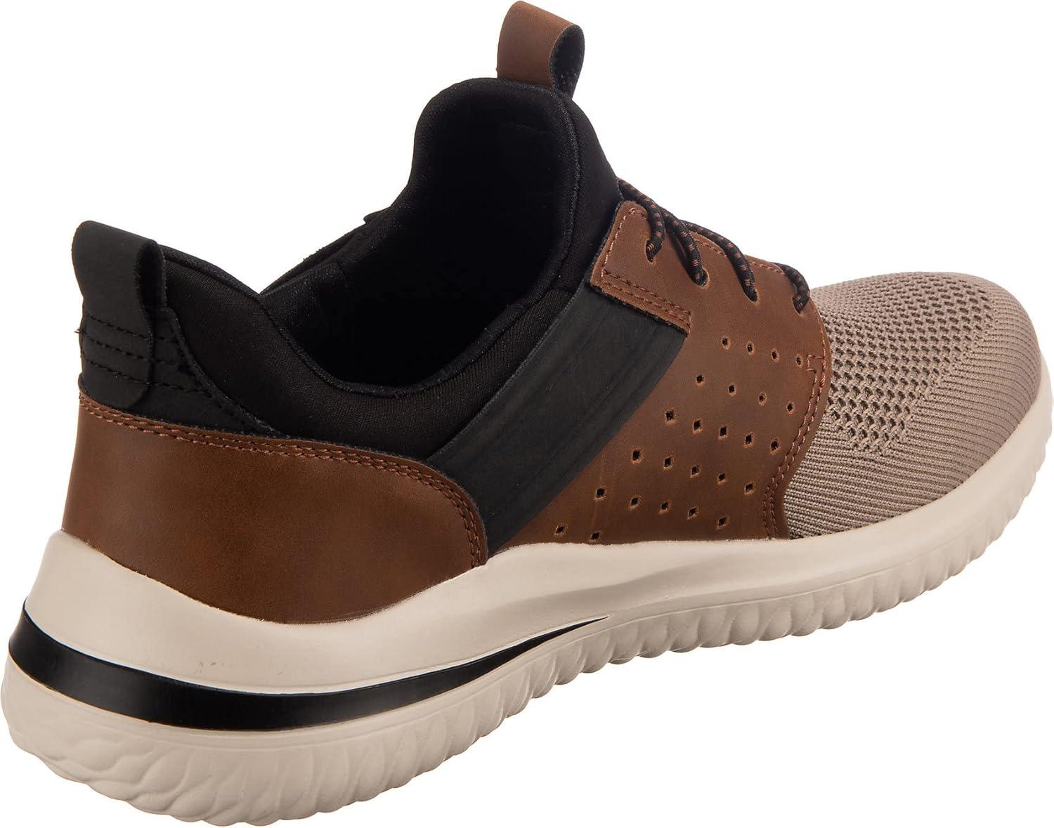 imageSkechers Mens Delson 30 Cicada SneakerBrownTan