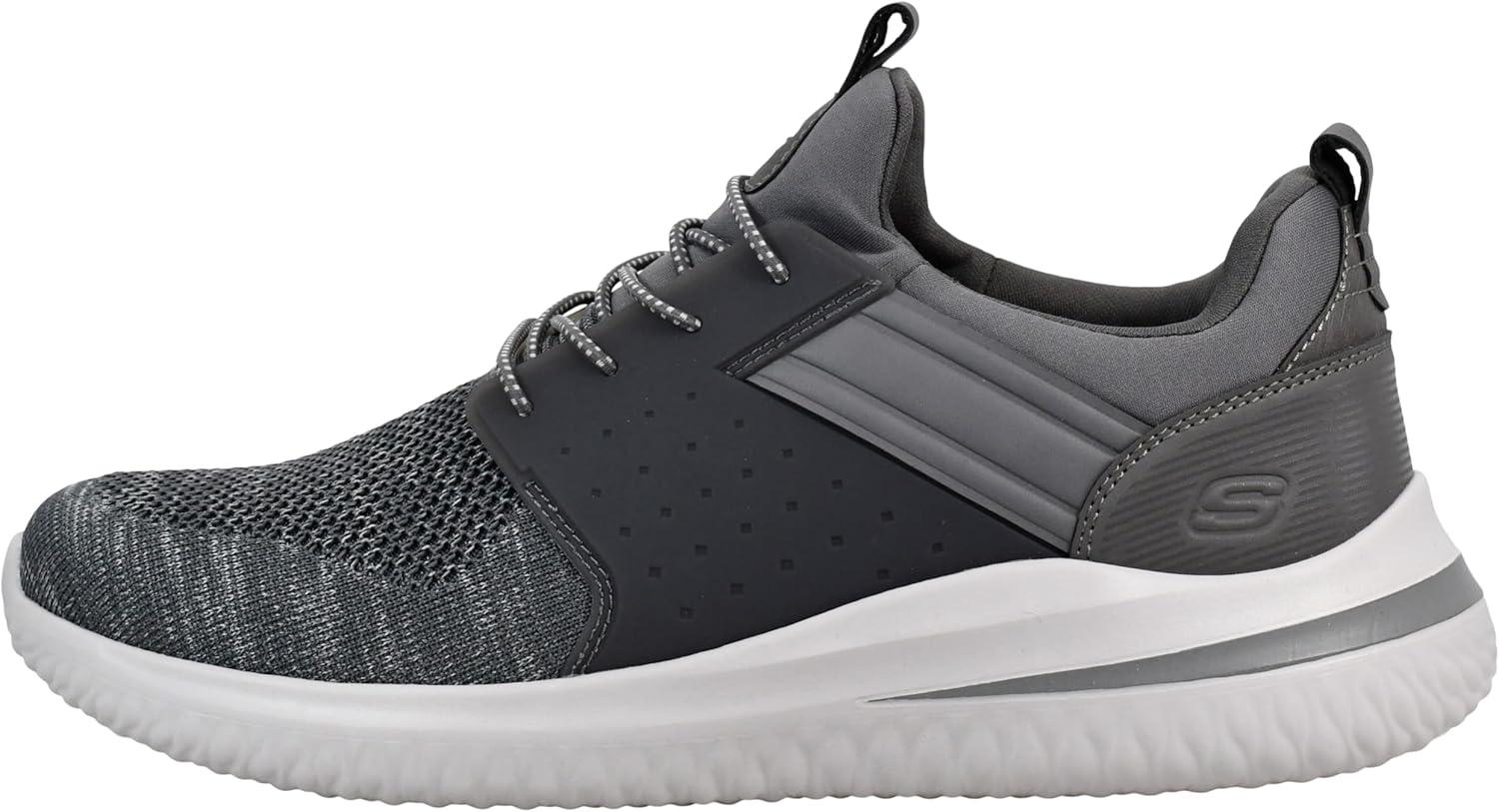 imageSkechers Mens Delson 30 Cicada SneakerGrey