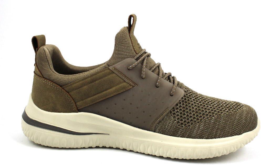 imageSkechers Mens Delson 30 Cicada SneakerKhaki