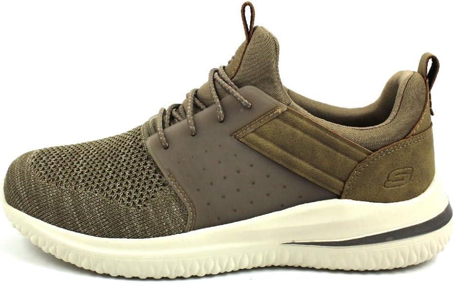 imageSkechers Mens Delson 30 Cicada SneakerKhaki