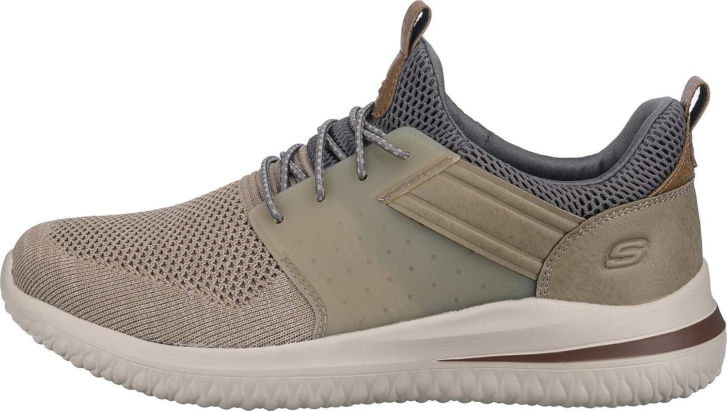 imageSkechers Mens Delson 30 Cicada SneakerTaupe