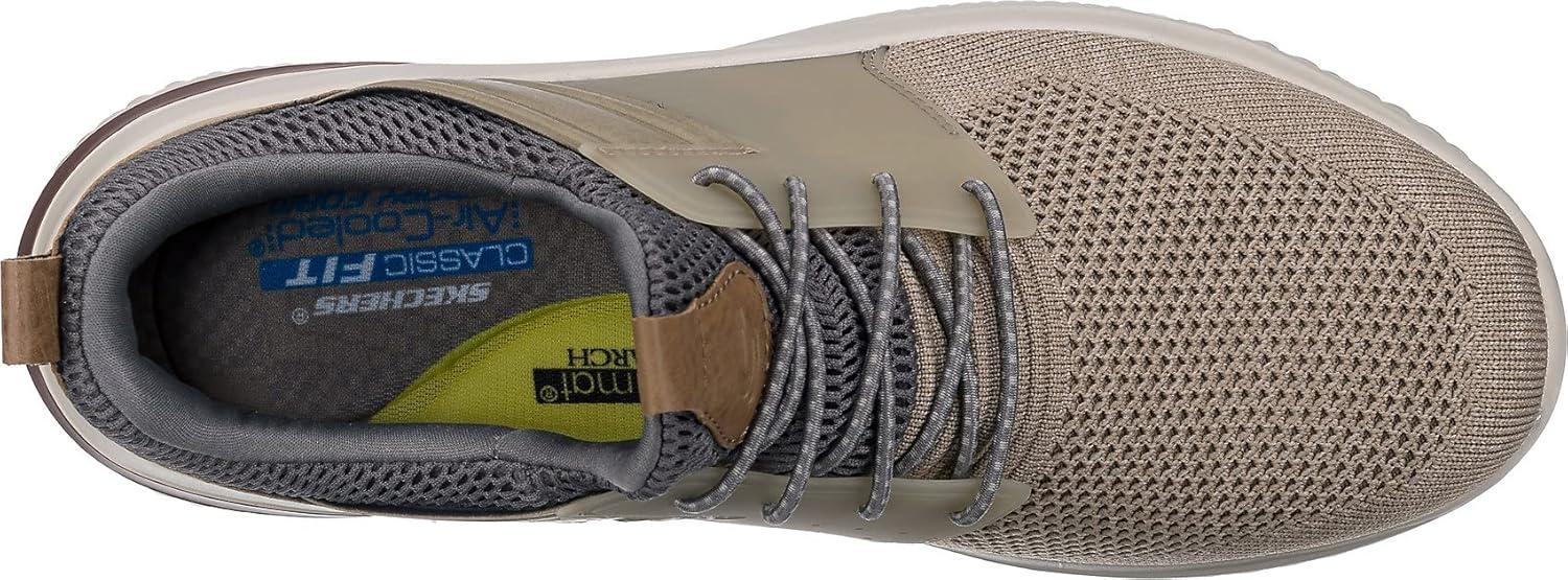 imageSkechers Mens Delson 30 Cicada SneakerTaupe
