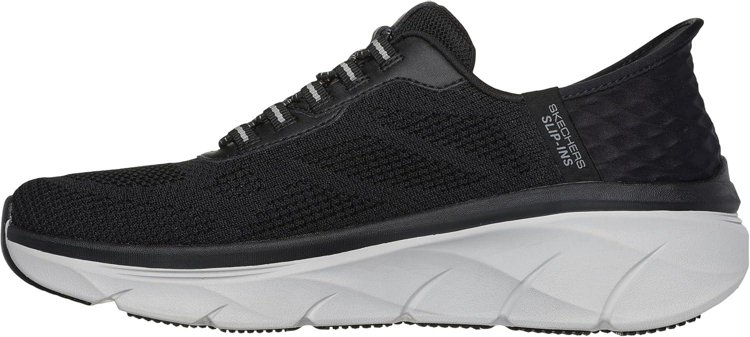 imageSkechers Mens Dlux Walker 20 Rezinate Hands Free SlipinBlackGrey