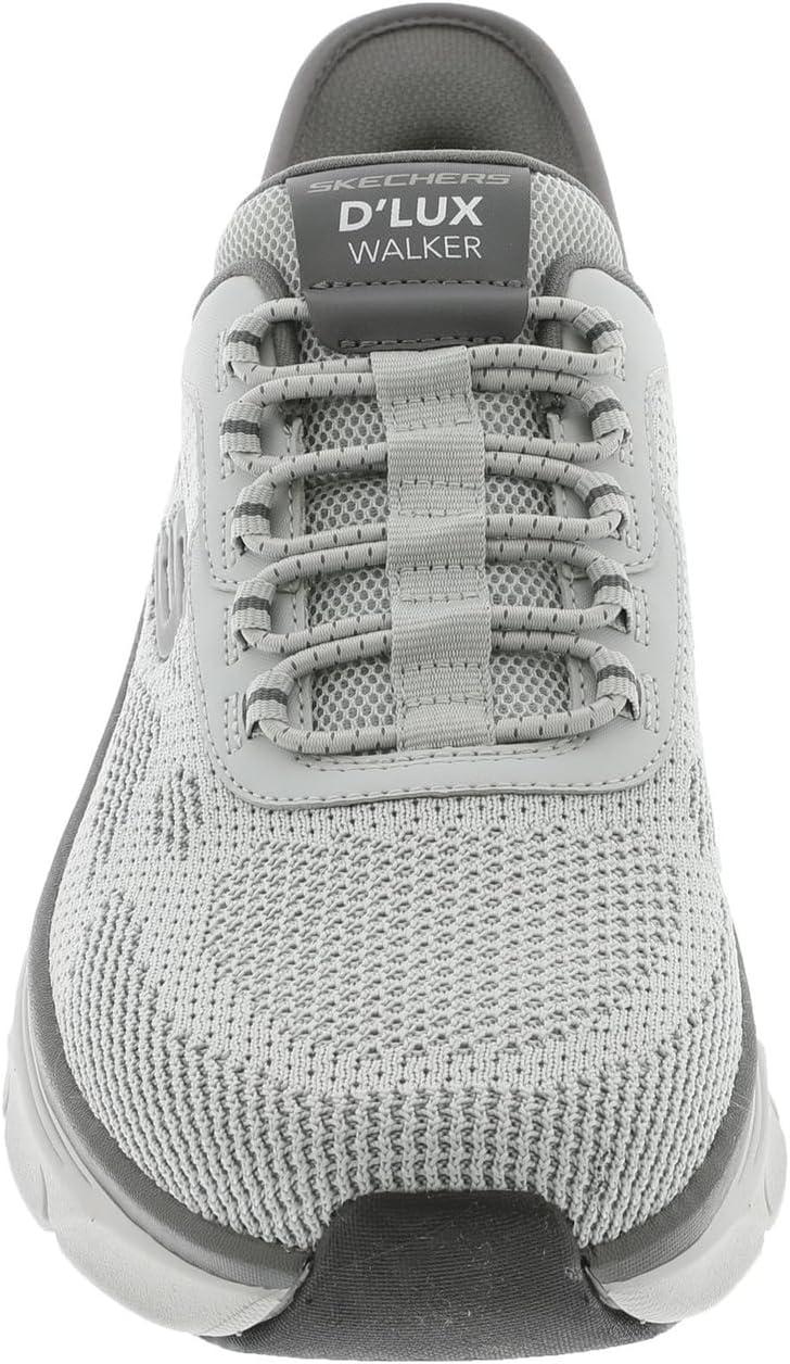 imageSkechers Mens Dlux Walker 20 Rezinate Hands Free SlipinGray Knit