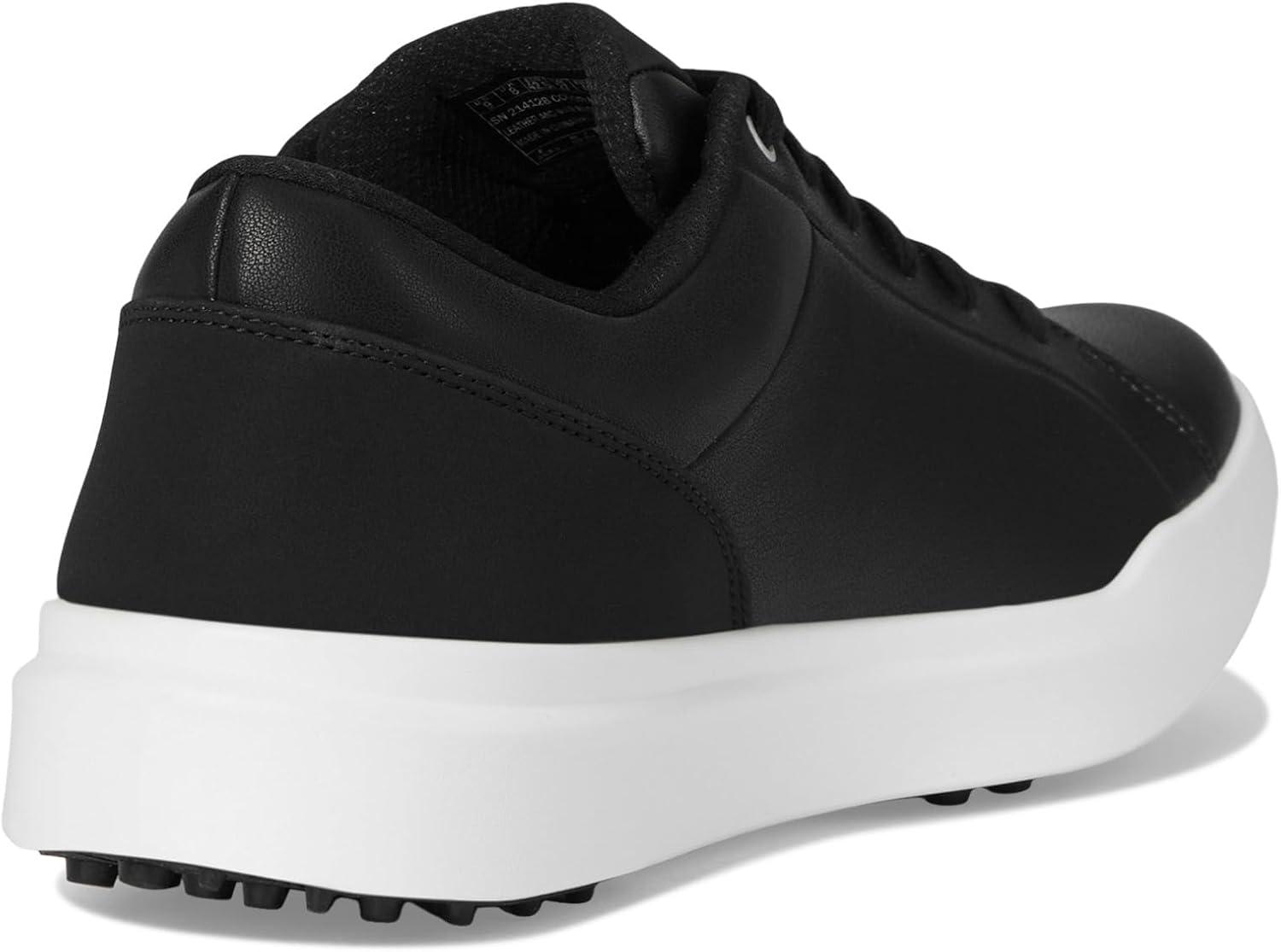 imageSkechers Mens Drive 6 Arch Fit Leather Relaxed Fit Spikeless Golf ShoeBlackWhite