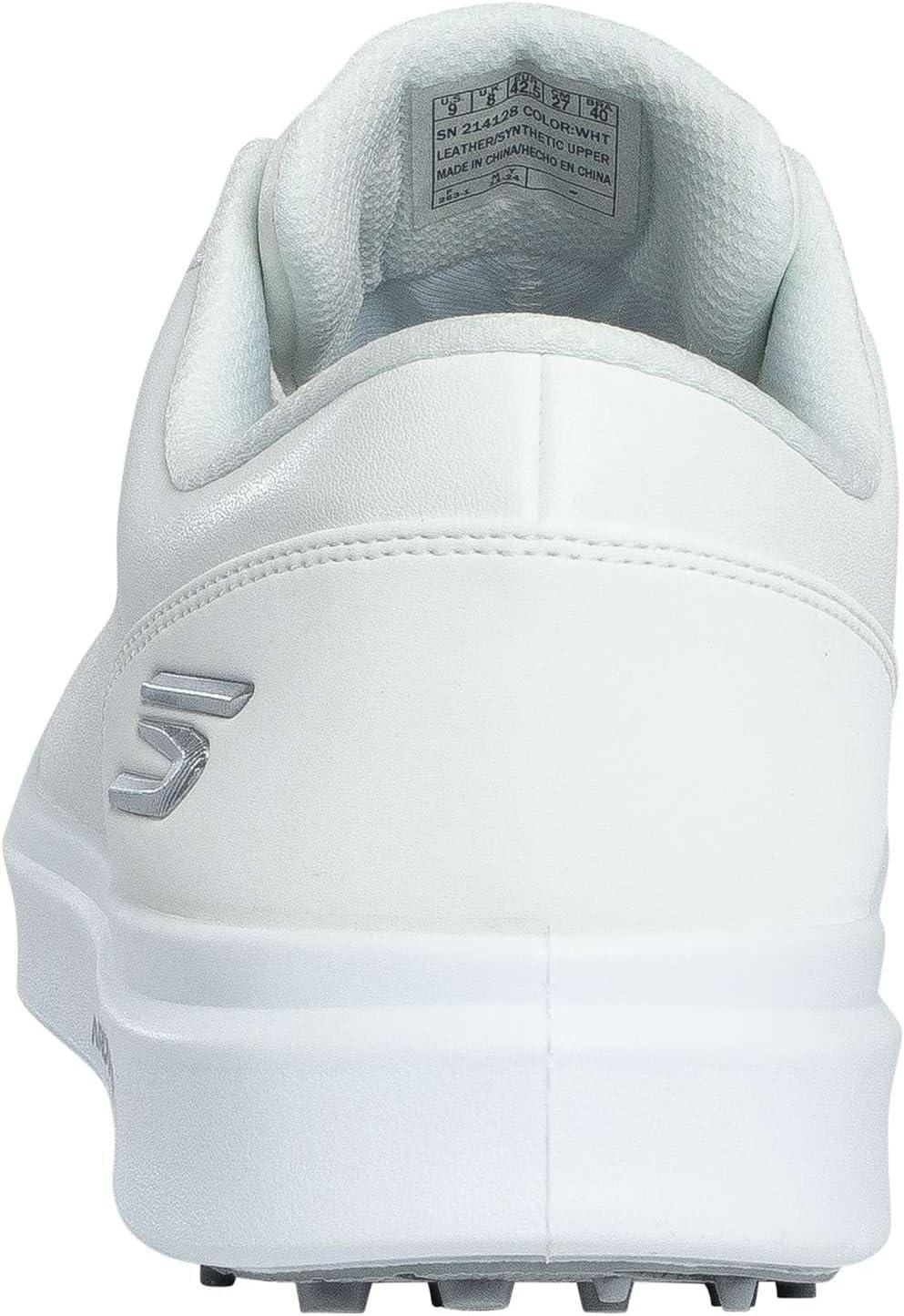 imageSkechers Mens Drive 6 Arch Fit Leather Relaxed Fit Spikeless Golf ShoeWhite