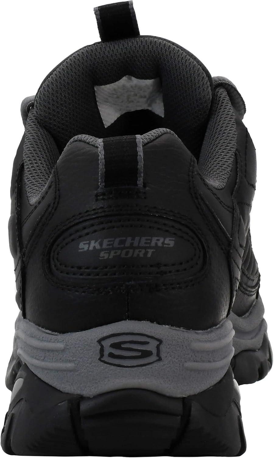 imageSkechers Mens Energy Afterburn SneakersBlackCharcoal