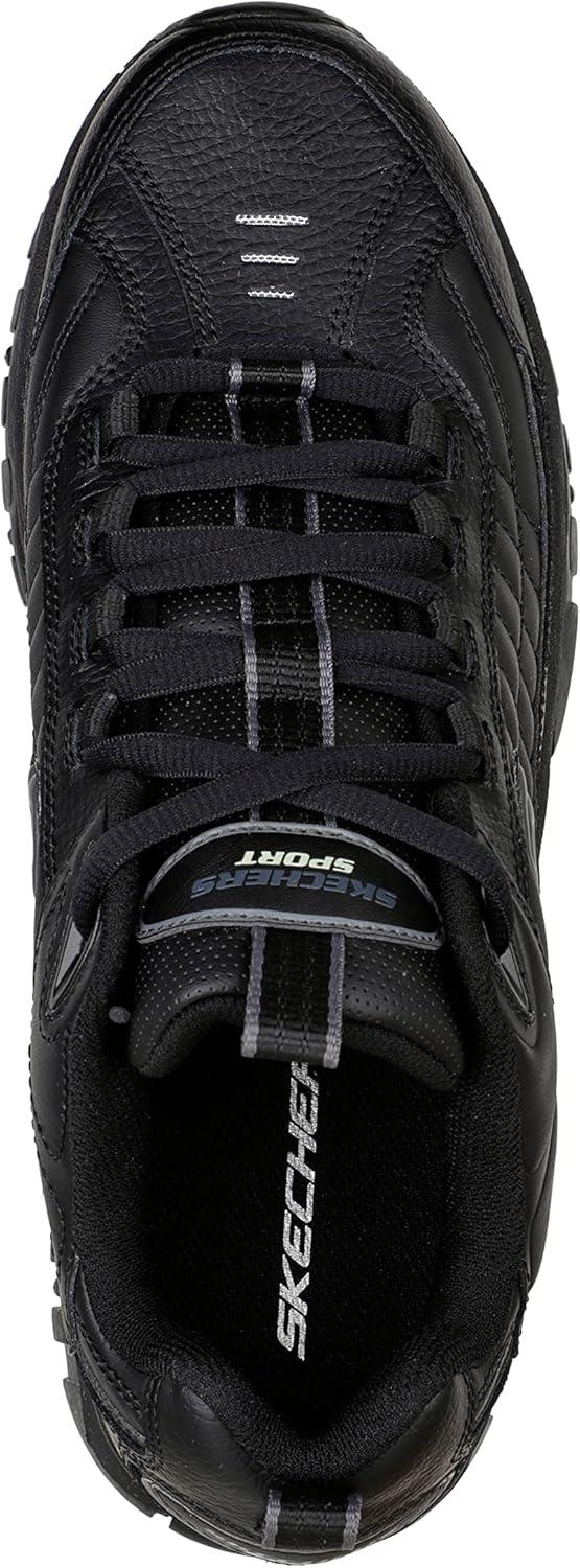 imageSkechers Mens Energy Afterburn SneakersBlackGrey