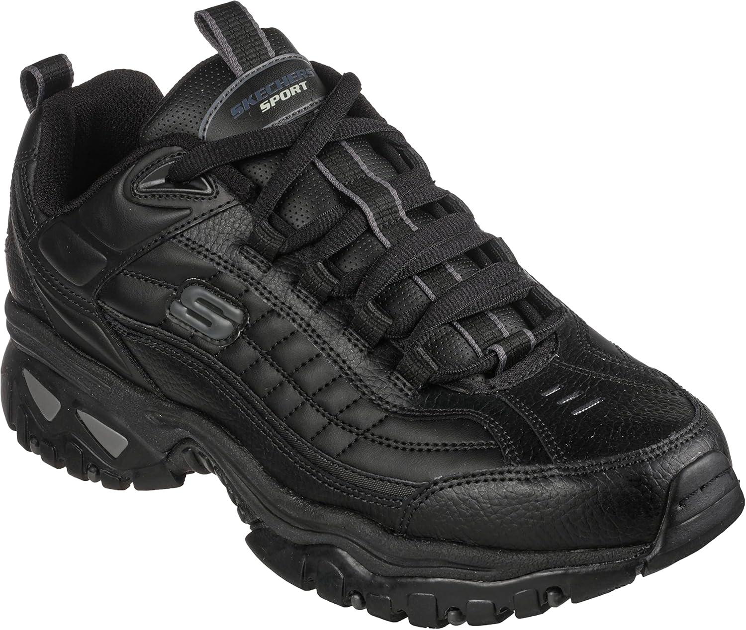 imageSkechers Mens Energy Afterburn SneakersBlackGrey