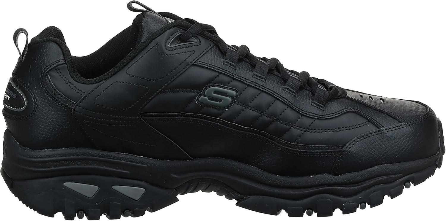 imageSkechers Mens Energy Afterburn SneakersBlackGrey