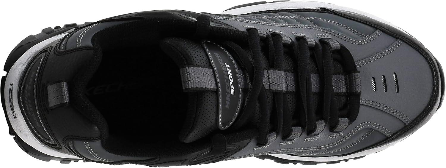 imageSkechers Mens Energy Afterburn SneakersBlackgrey
