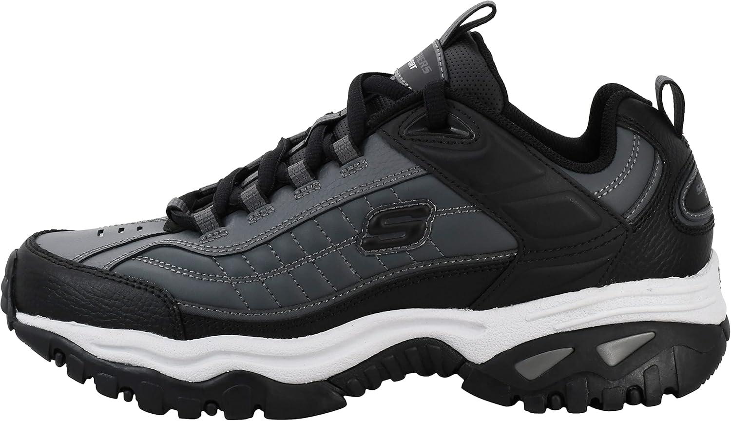 imageSkechers Mens Energy Afterburn SneakersBlackgrey