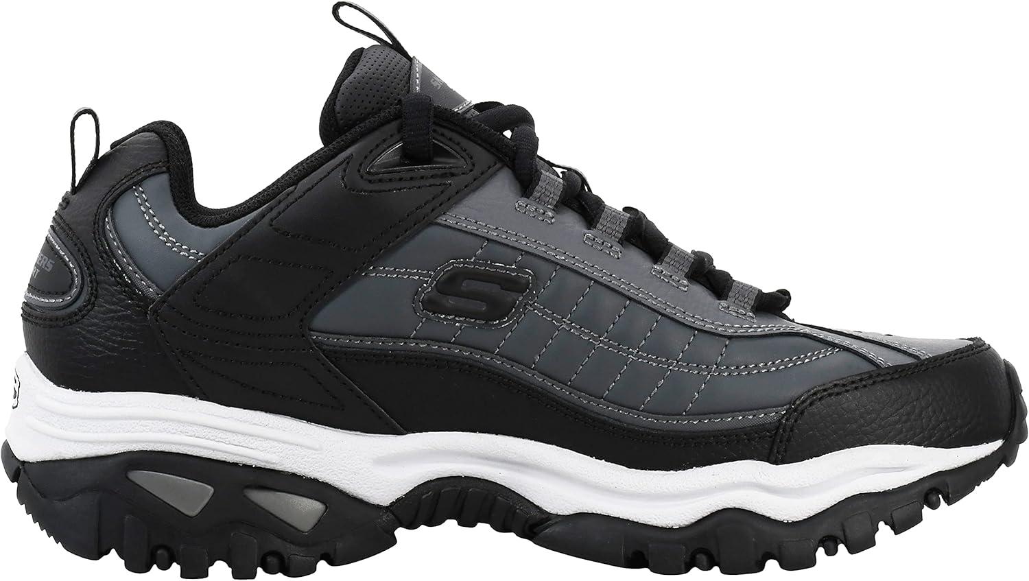 imageSkechers Mens Energy Afterburn SneakersBlackgrey