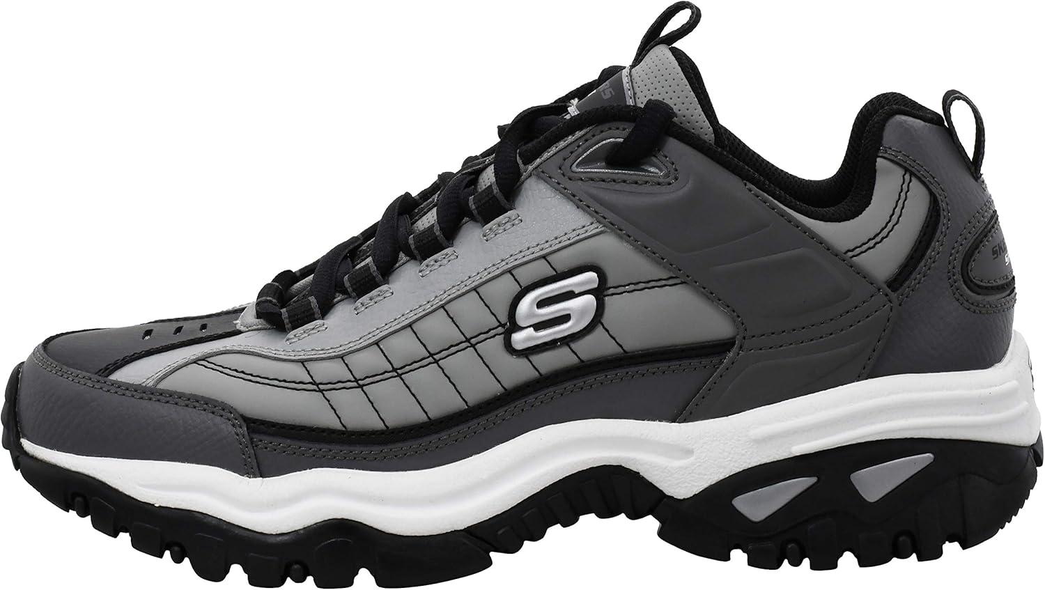 imageSkechers Mens Energy Afterburn SneakersCharcoal