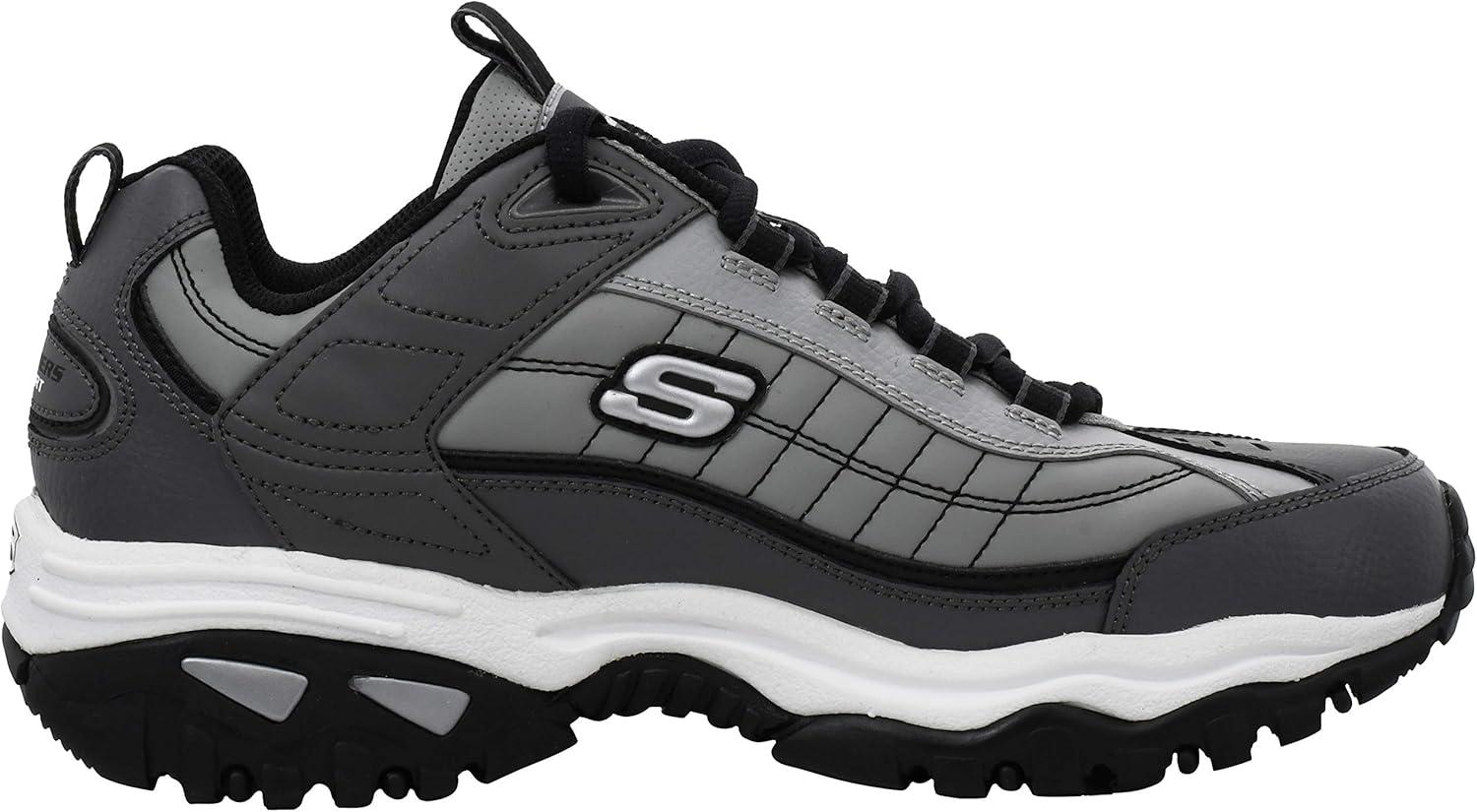 imageSkechers Mens Energy Afterburn SneakersCharcoal