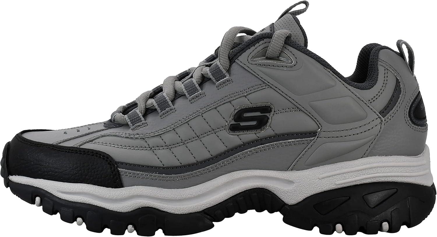 imageSkechers Mens Energy Afterburn SneakersCharcoalGrey