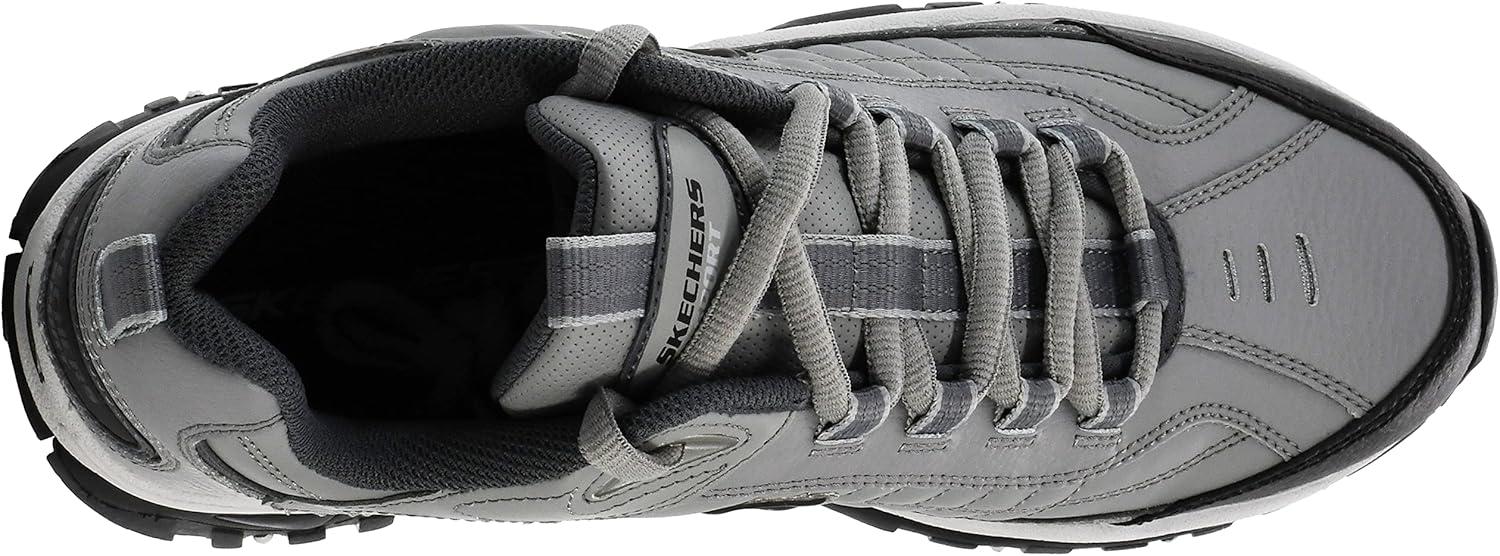 imageSkechers Mens Energy Afterburn SneakersCharcoalGrey