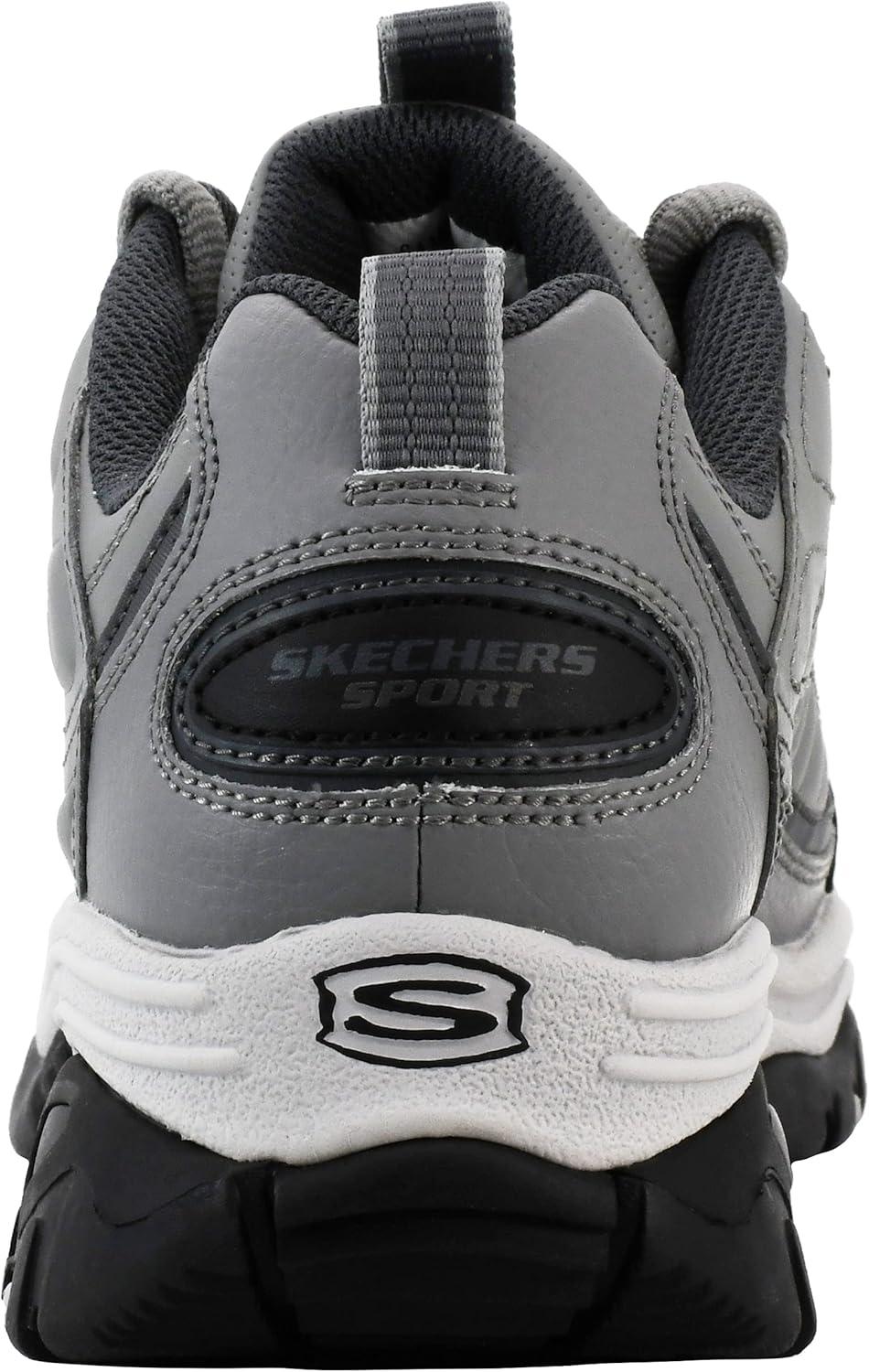 imageSkechers Mens Energy Afterburn SneakersCharcoalGrey