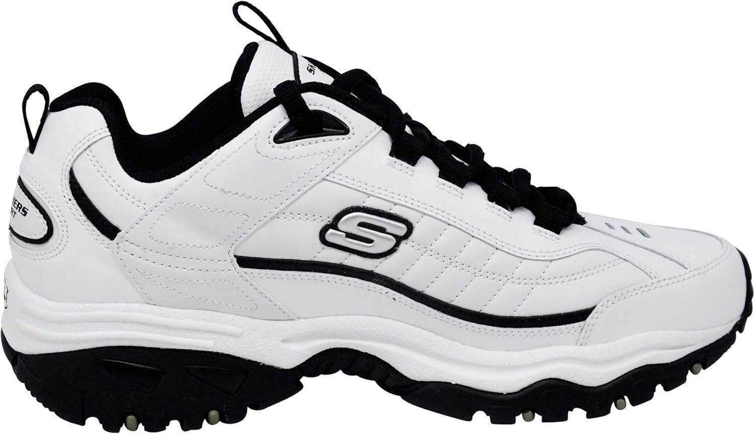 imageSkechers Mens Energy Afterburn SneakersWhiteBlack