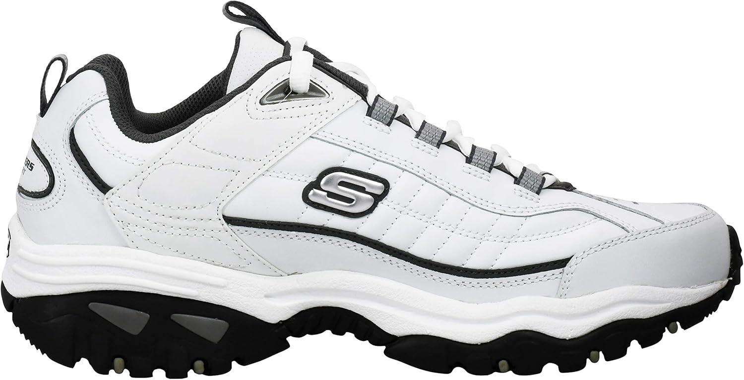 imageSkechers Mens Energy Afterburn SneakersWhiteCharcoal