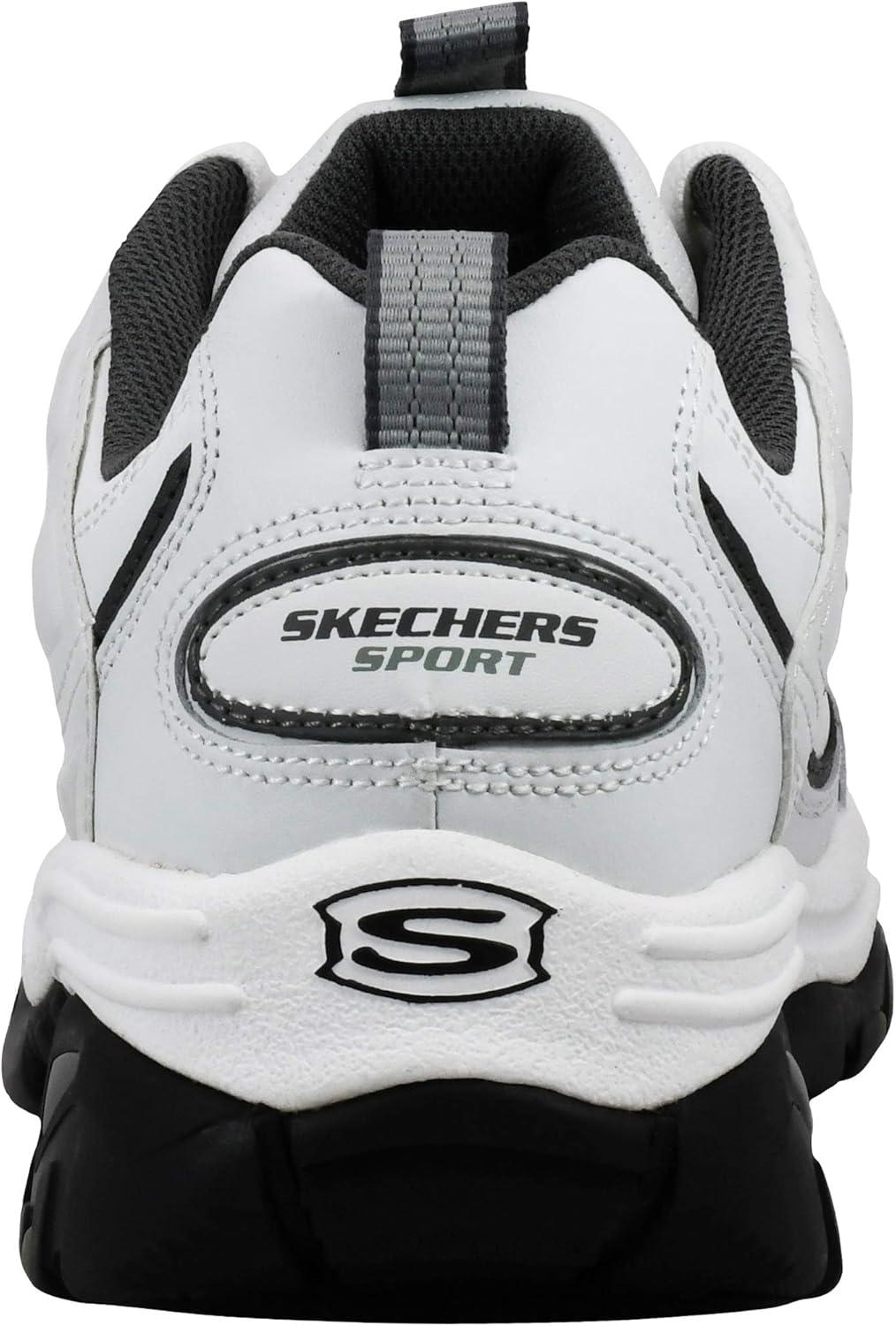 imageSkechers Mens Energy Afterburn SneakersWhiteCharcoal