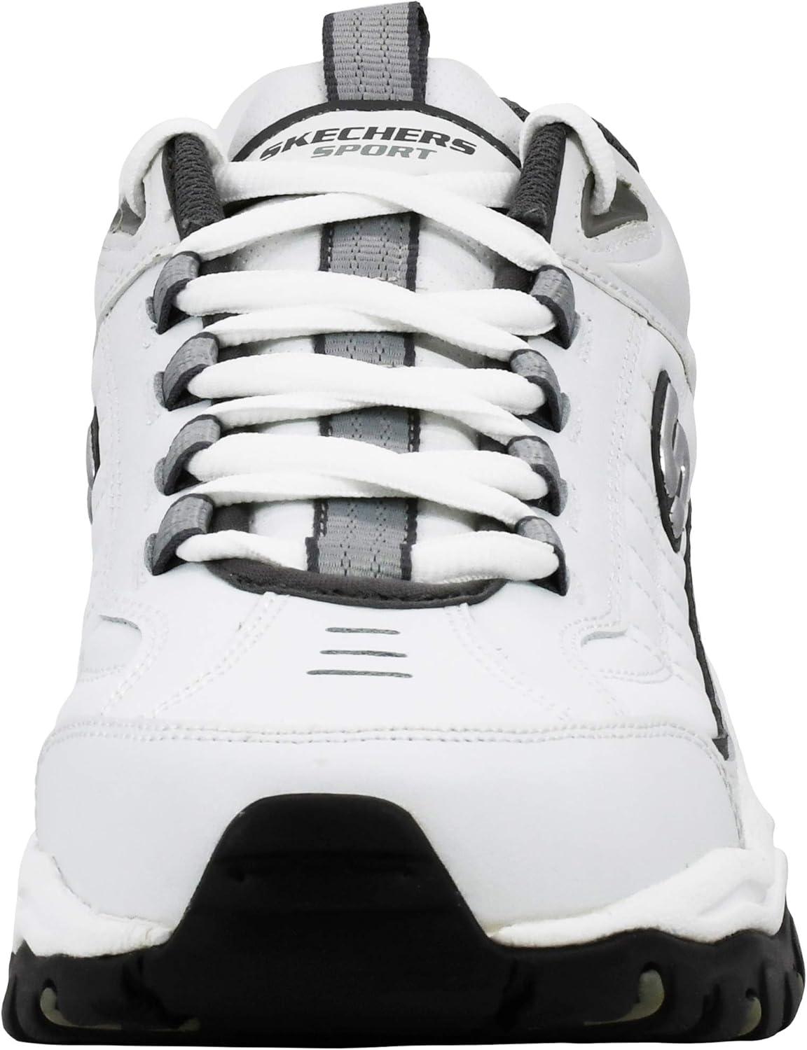 imageSkechers Mens Energy Afterburn SneakersWhiteCharcoal