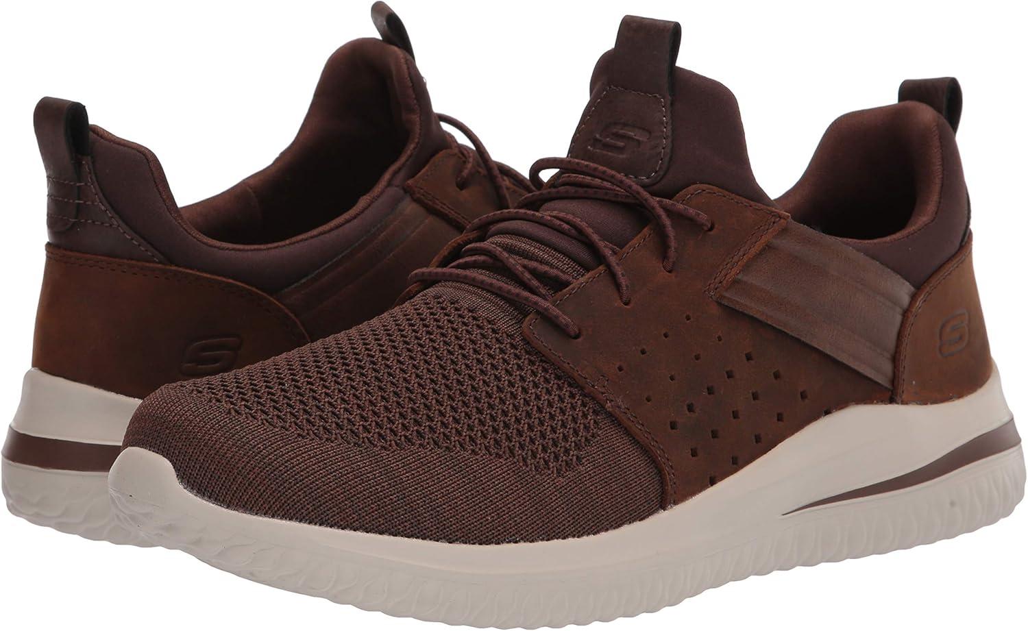 imageSkechers Mens GOrun ConsistentSneakerDelson Dark Brown