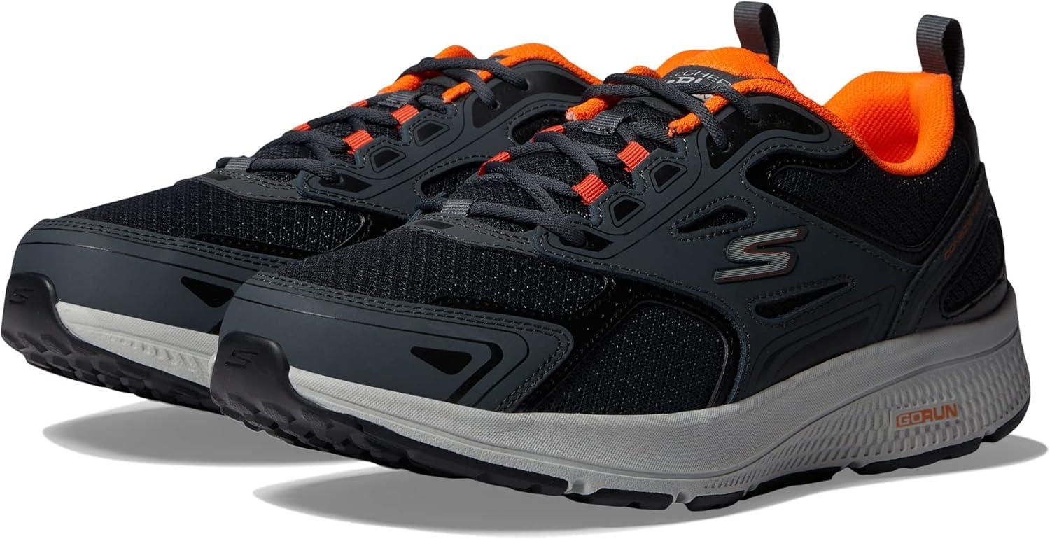 imageSkechers Mens GOrun ConsistentSneakerGreyOrange