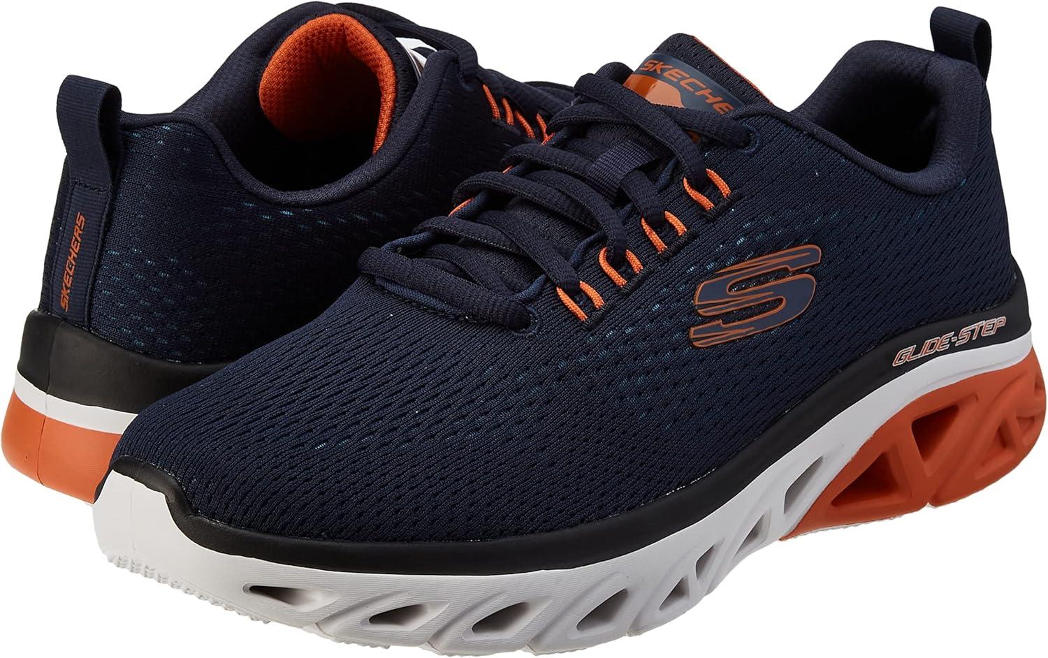 imageSkechers Mens GOrun ConsistentSneakerNavy Orange