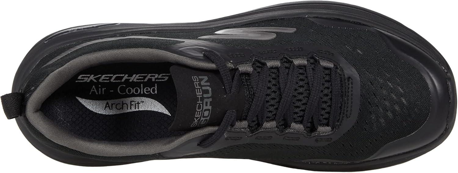 imageSkechers Mens GOrun ConsistentSneakerRugged Man Black Black