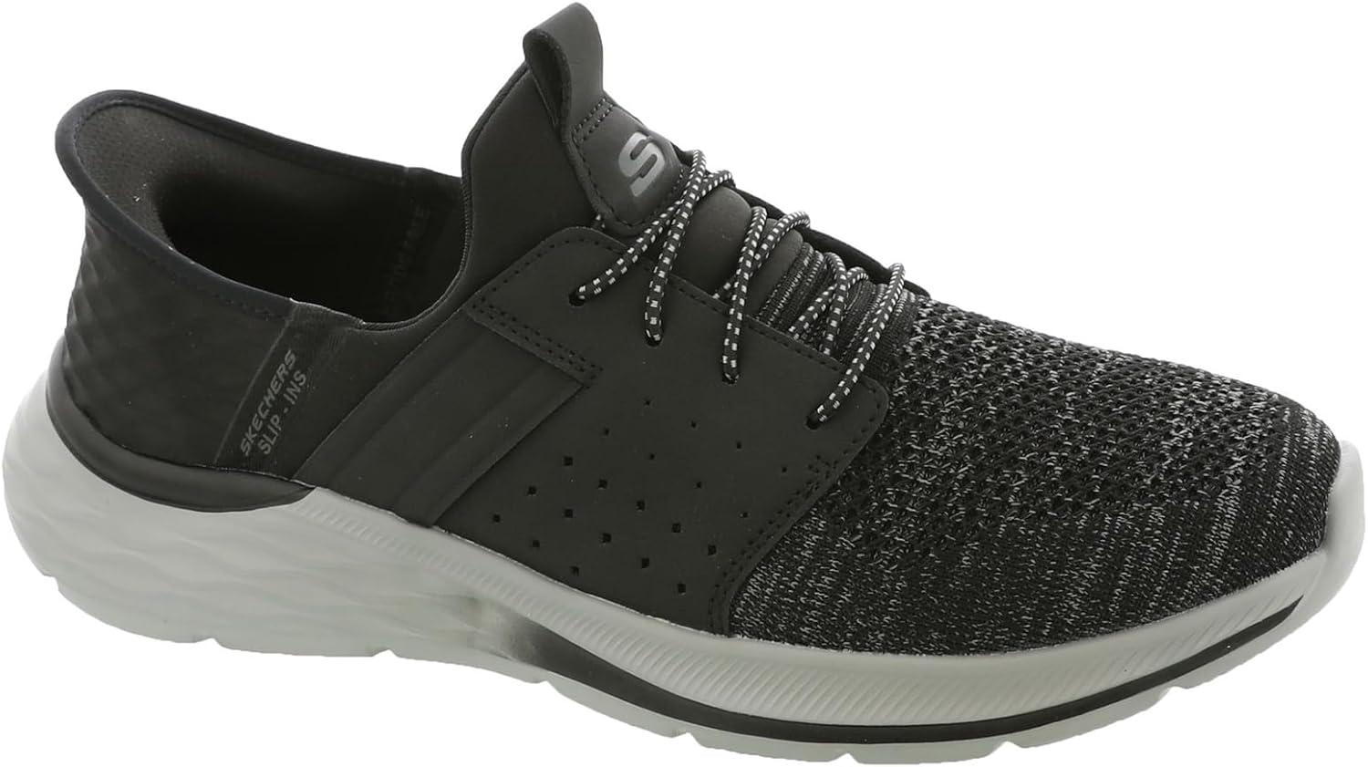 imageSkechers Mens Garner Newick 210803 ShoeBlackWhite