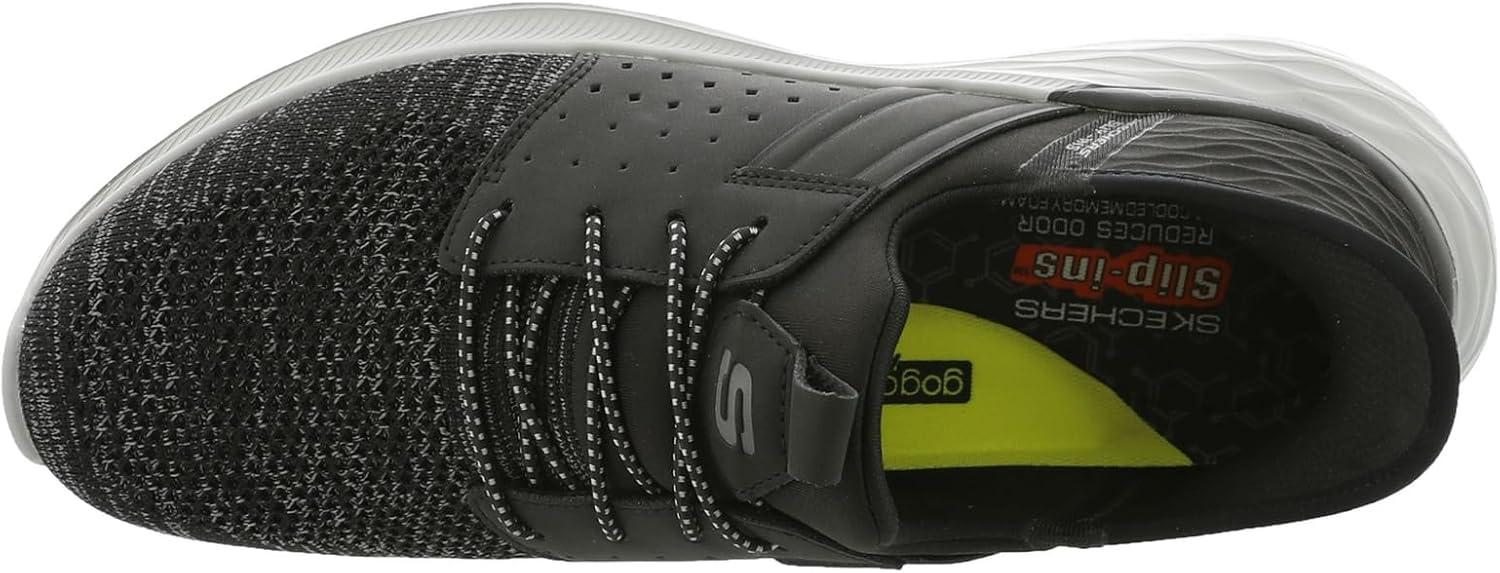 imageSkechers Mens Garner Newick 210803 ShoeBlackWhite