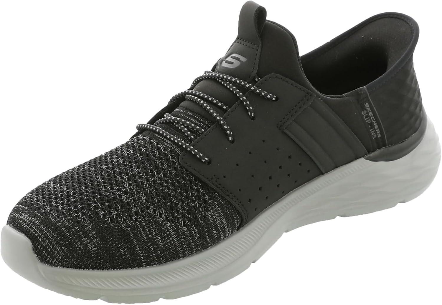 imageSkechers Mens Garner Newick 210803 ShoeBlackWhite