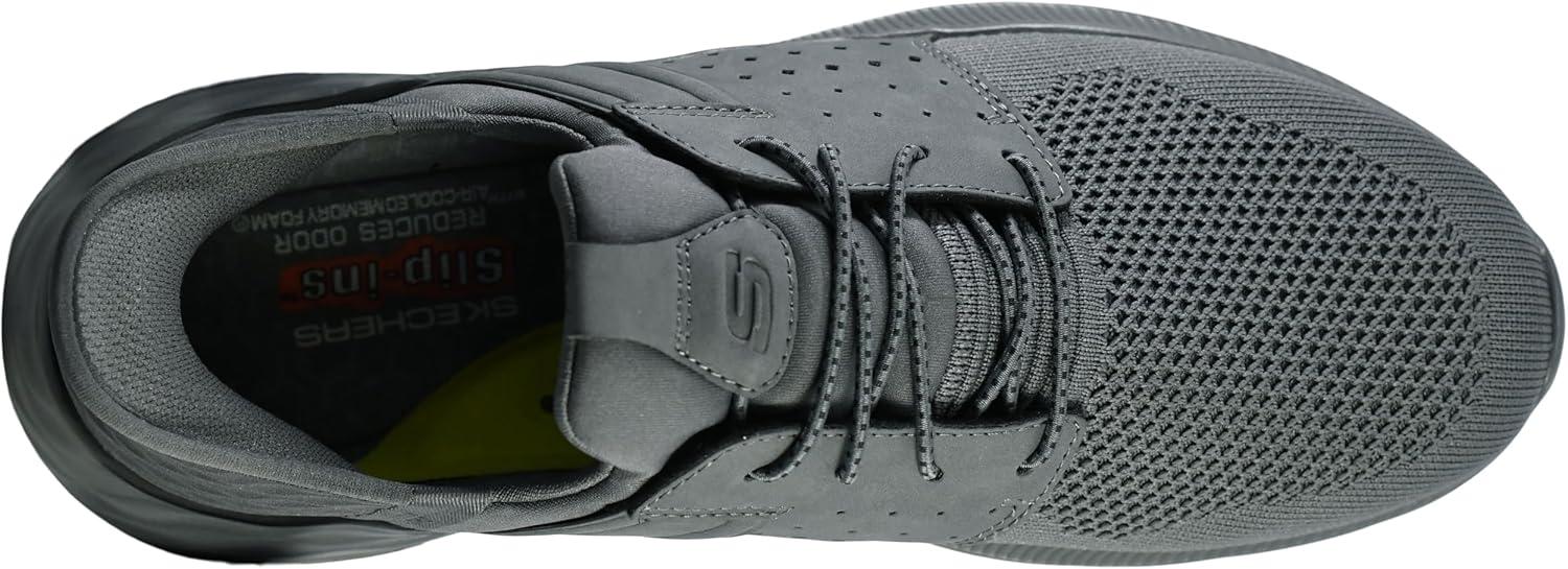 imageSkechers Mens Garner Newick 210803 ShoeCharcoal