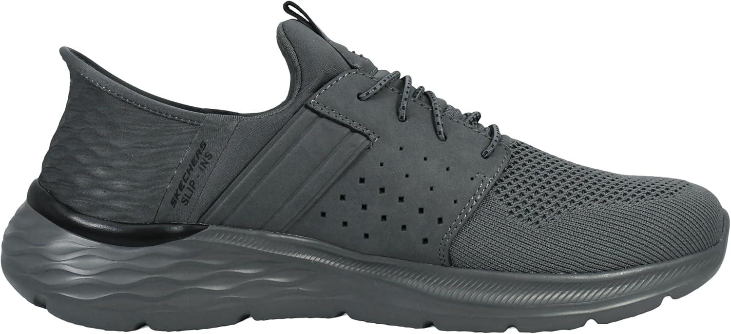 imageSkechers Mens Garner Newick 210803 ShoeCharcoal