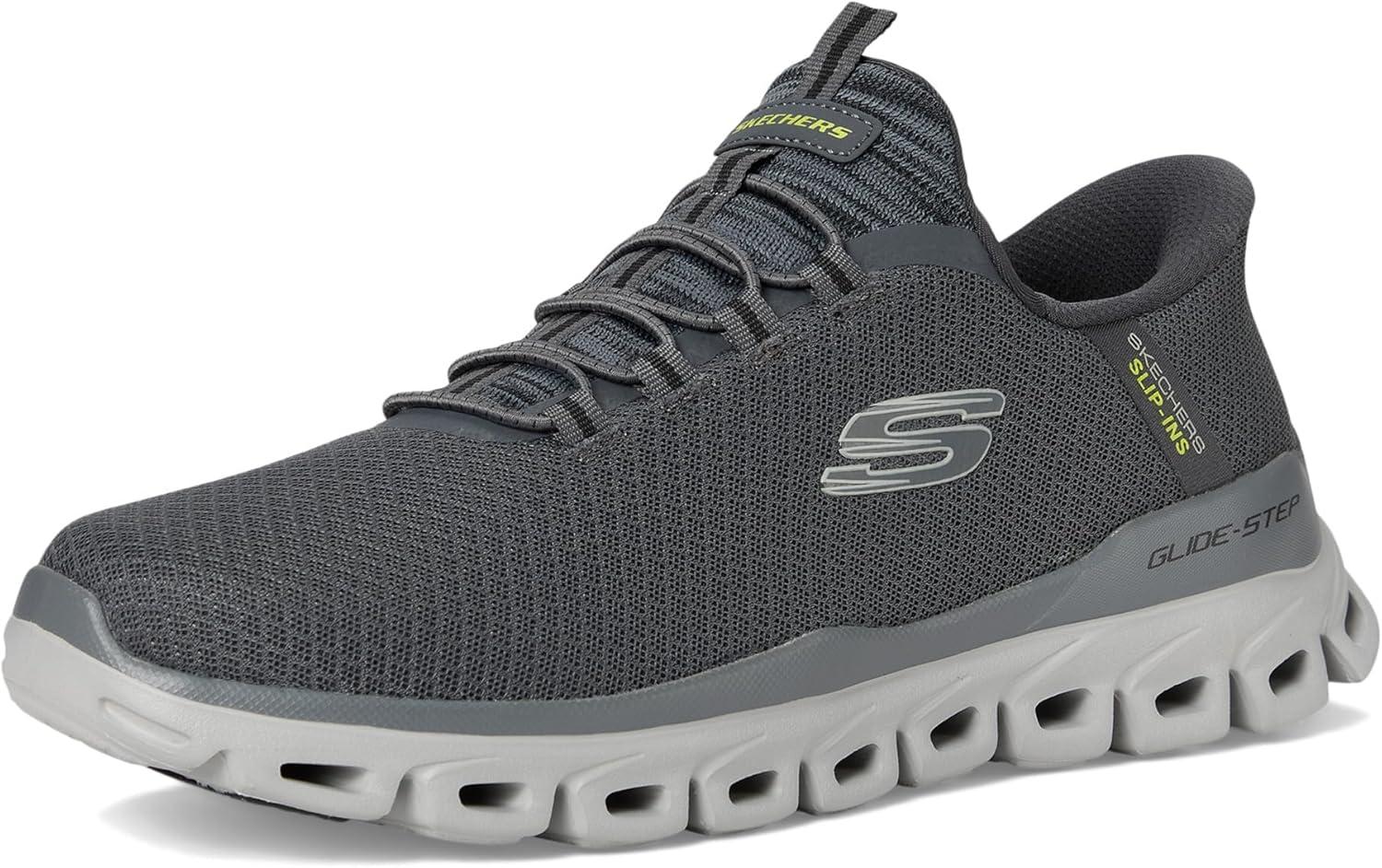 imageSkechers Mens GlideStep Noxus Hands Free SlipinCharcoal