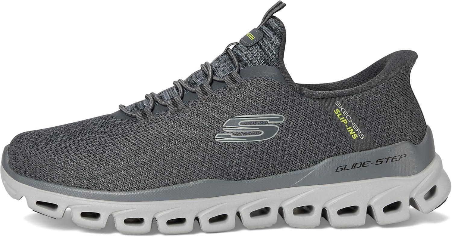 imageSkechers Mens GlideStep Noxus Hands Free SlipinCharcoal