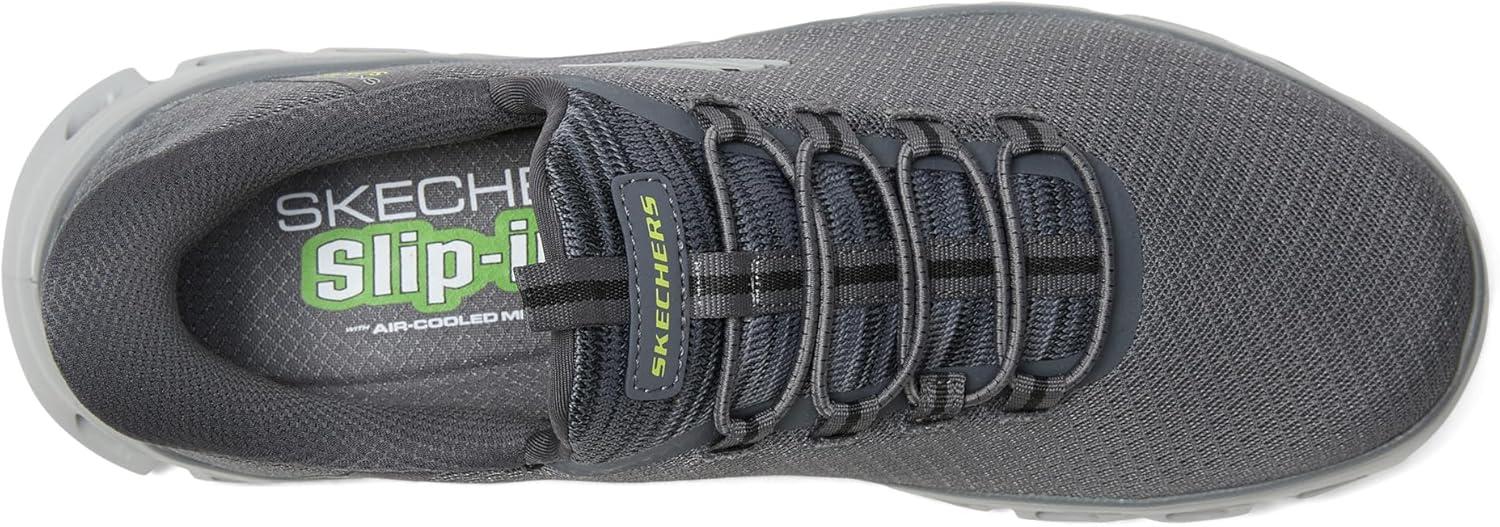 imageSkechers Mens GlideStep Noxus Hands Free SlipinCharcoal